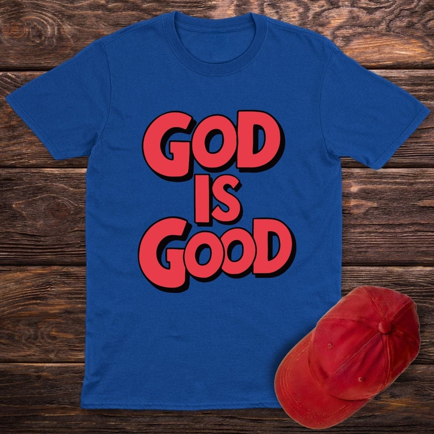 God Is Good Red T-Shirt