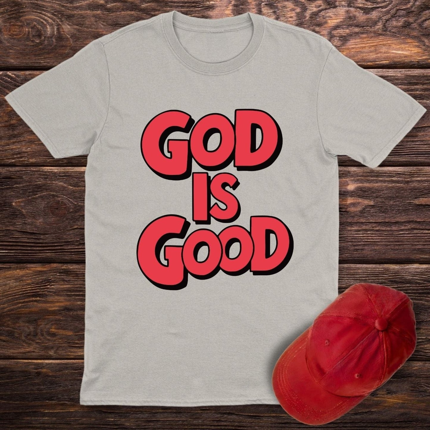 God Is Good Red T-Shirt