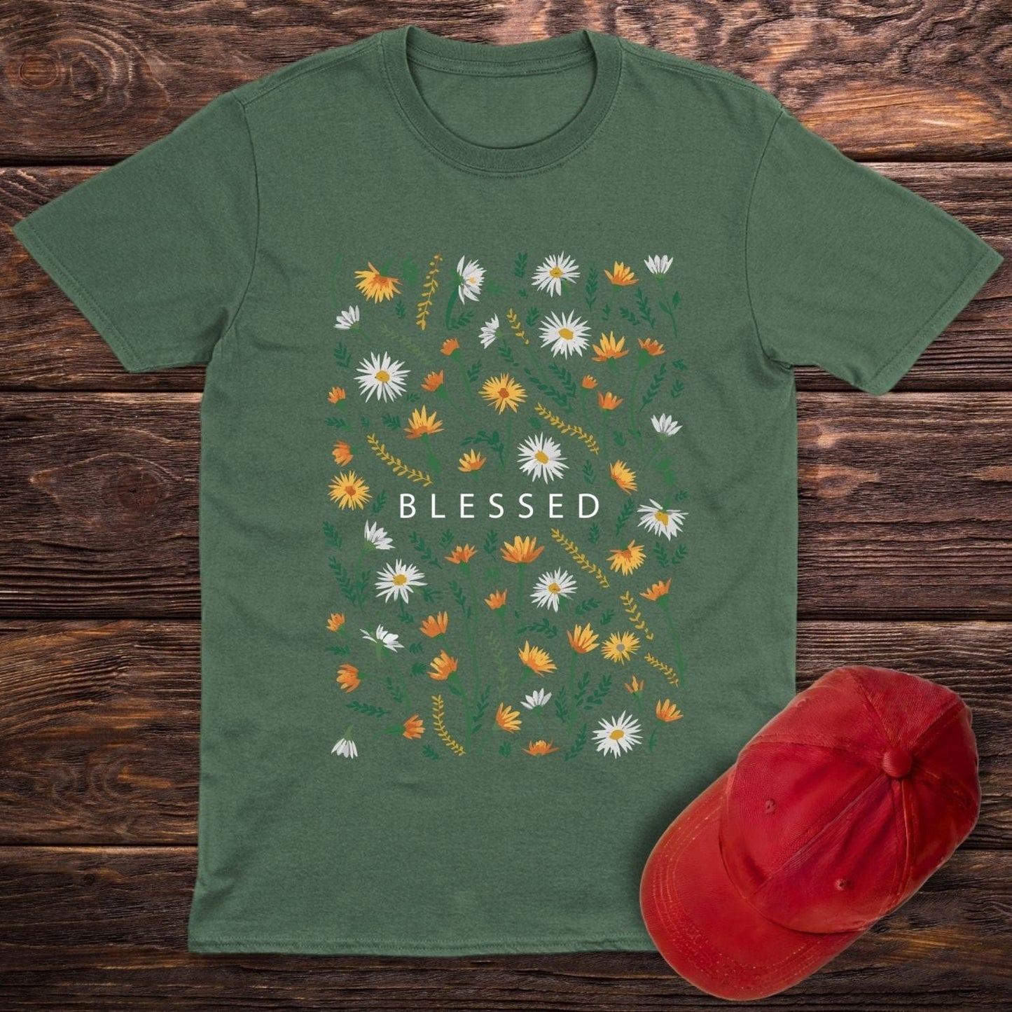 Blessed Pattern T-Shirt