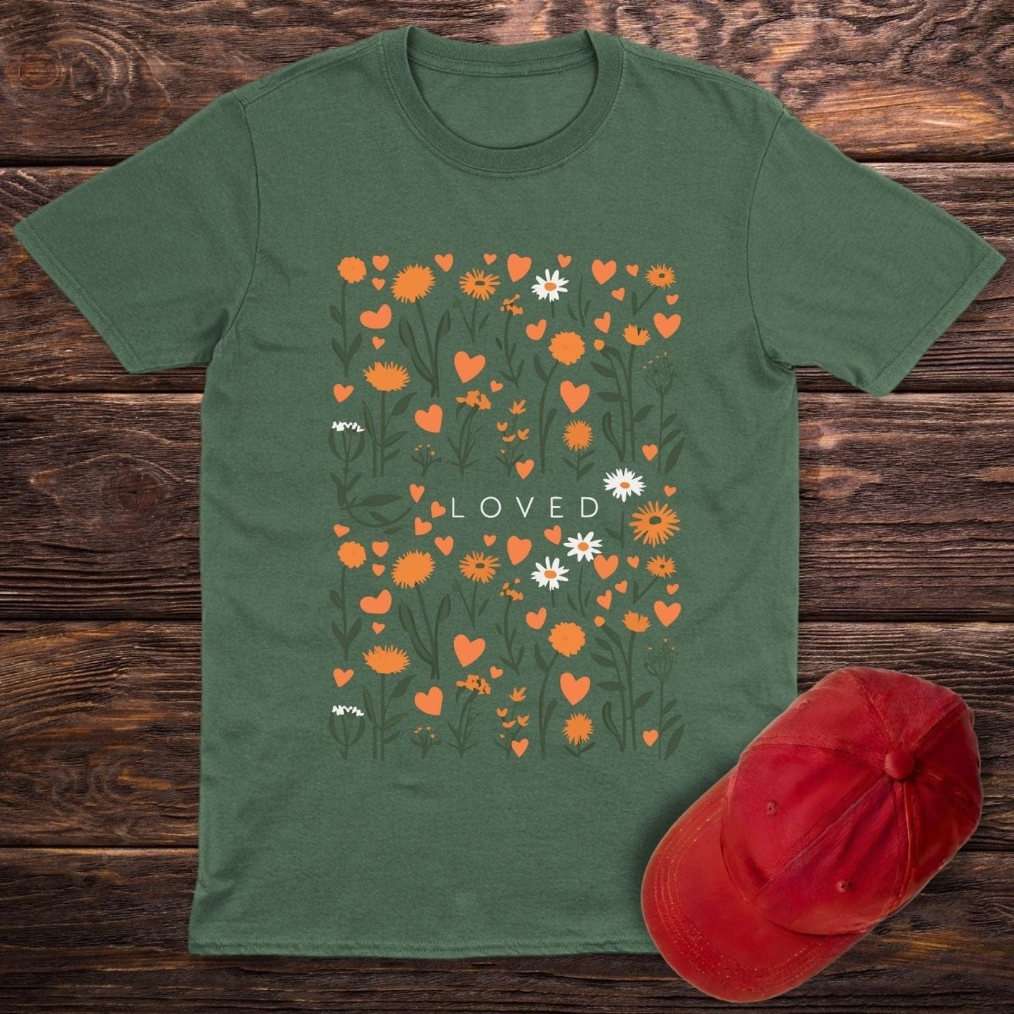 Loved Pattern T-Shirt