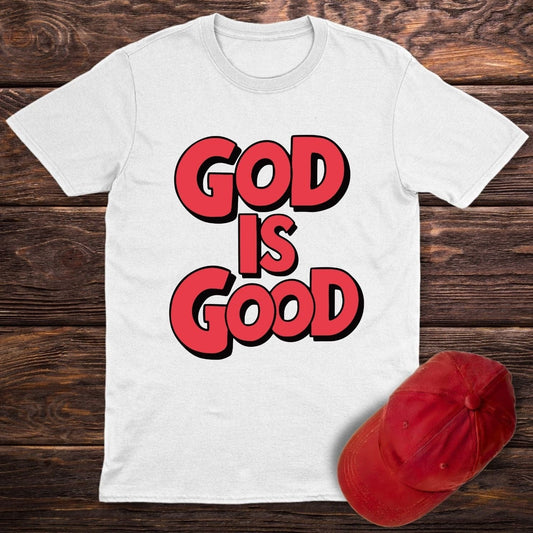 God Is Good Red T-Shirt