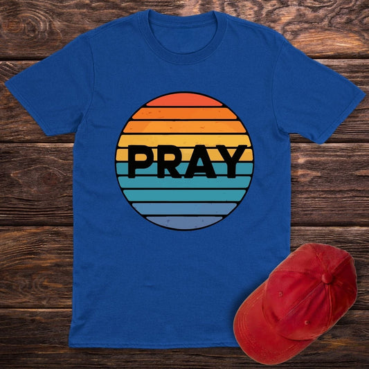Pray Color Sunset T-Shirt