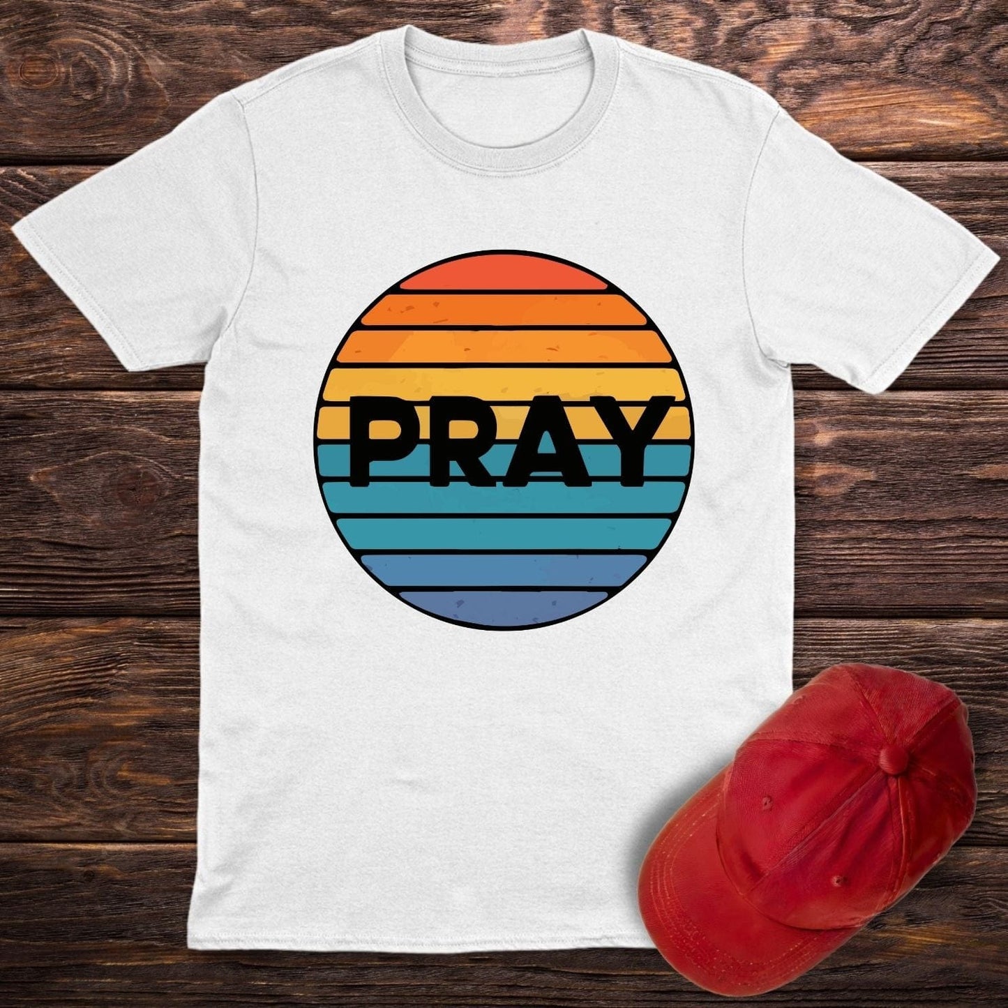 Pray Color Sunset T-Shirt