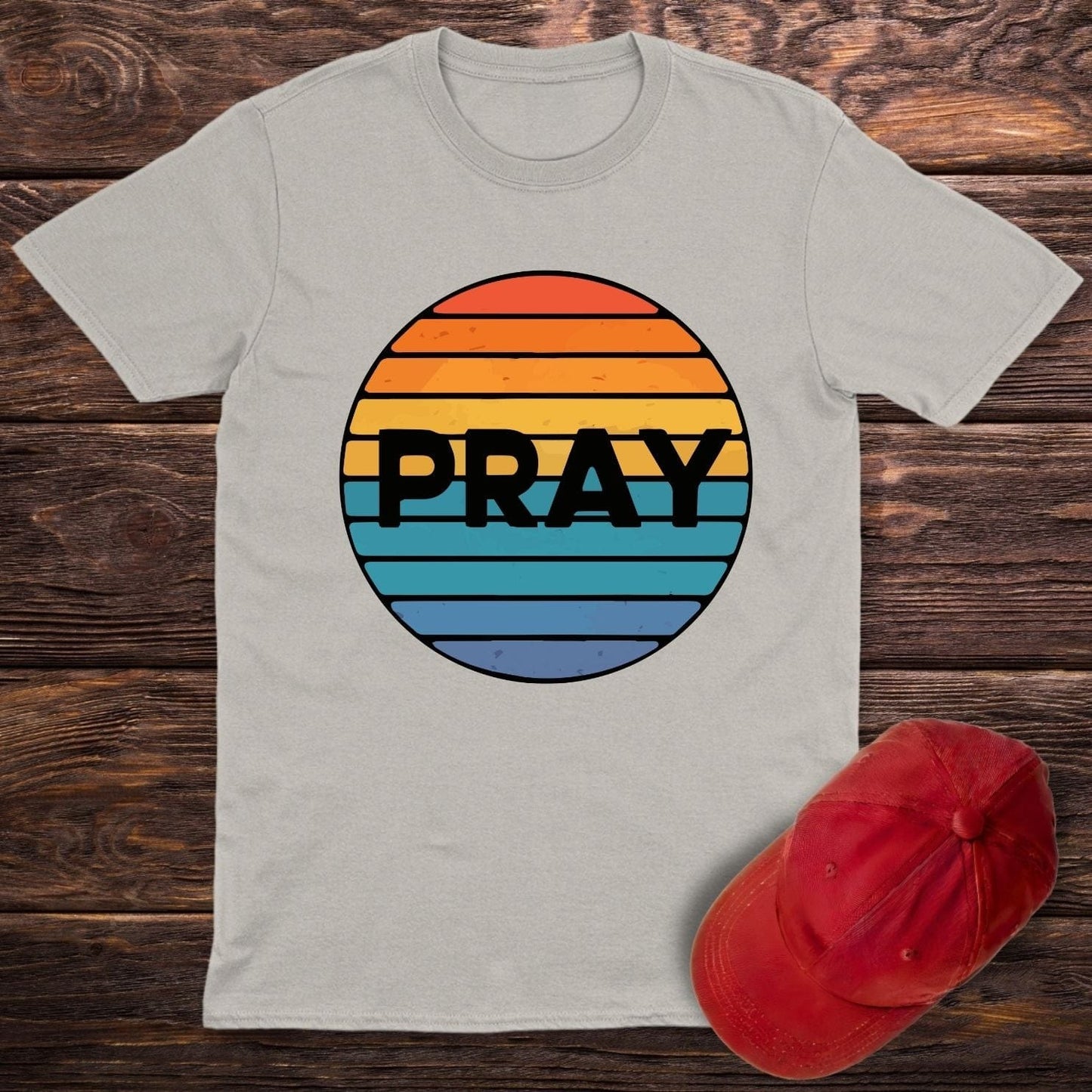 Pray Color Sunset T-Shirt