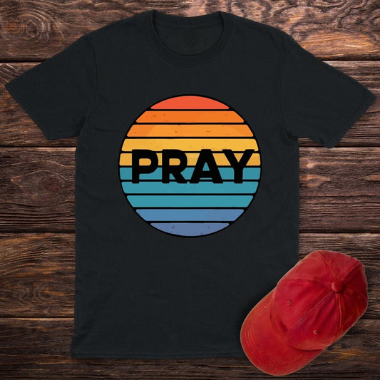 Pray Color Sunset T-Shirt