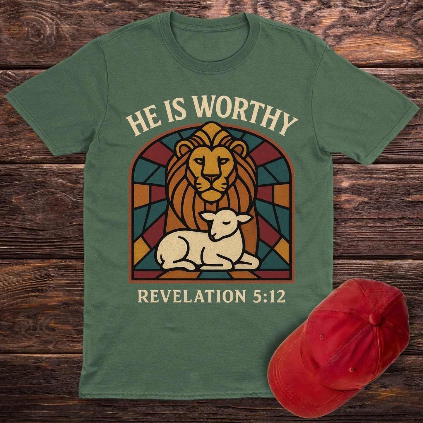 Worthy Stained Glass T-Shirt