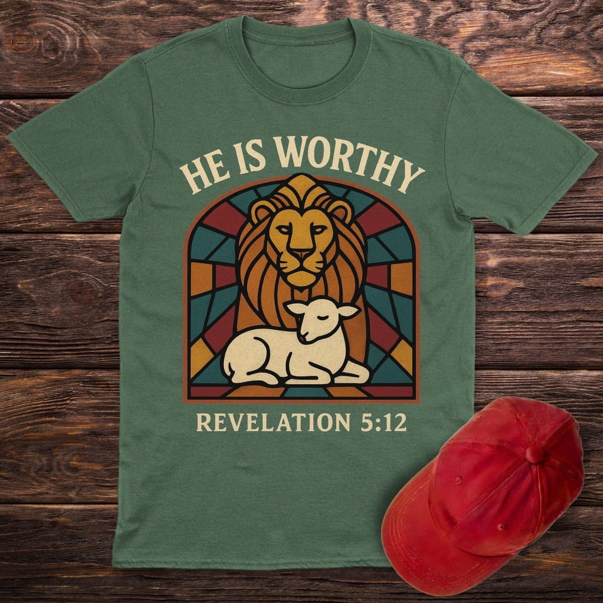 Worthy Stained Glass T-Shirt